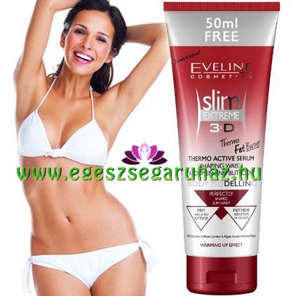 Eveline Cosmetics Slim Extreme 3D Termoaktív Derék, Has, Fenékformázó Szérum