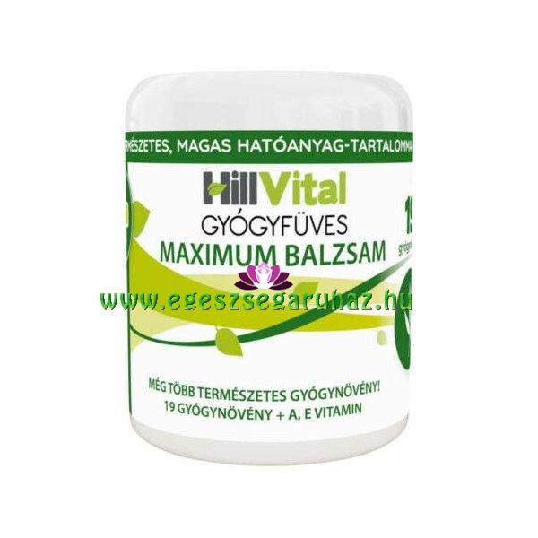 HillVital gyógyfüves Maximum gyulladáscsökkentő balzsam