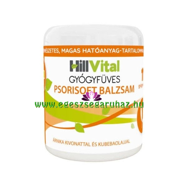 HillVital gyógyfüves Psorisoft pikkelysömör balzsam 