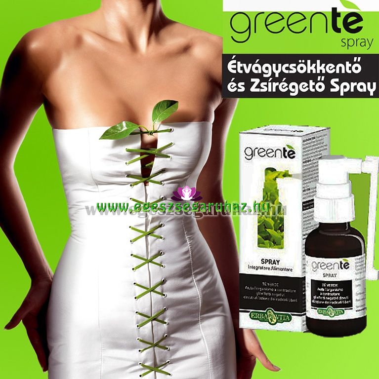Greenté spray – zsírégető, étvágycsökkentő és antioxidáns koncentrátum 30ml Erba Vita
