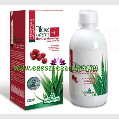 Aloe Vera ital - Vörösáfonyával és erdei gyümölccsel