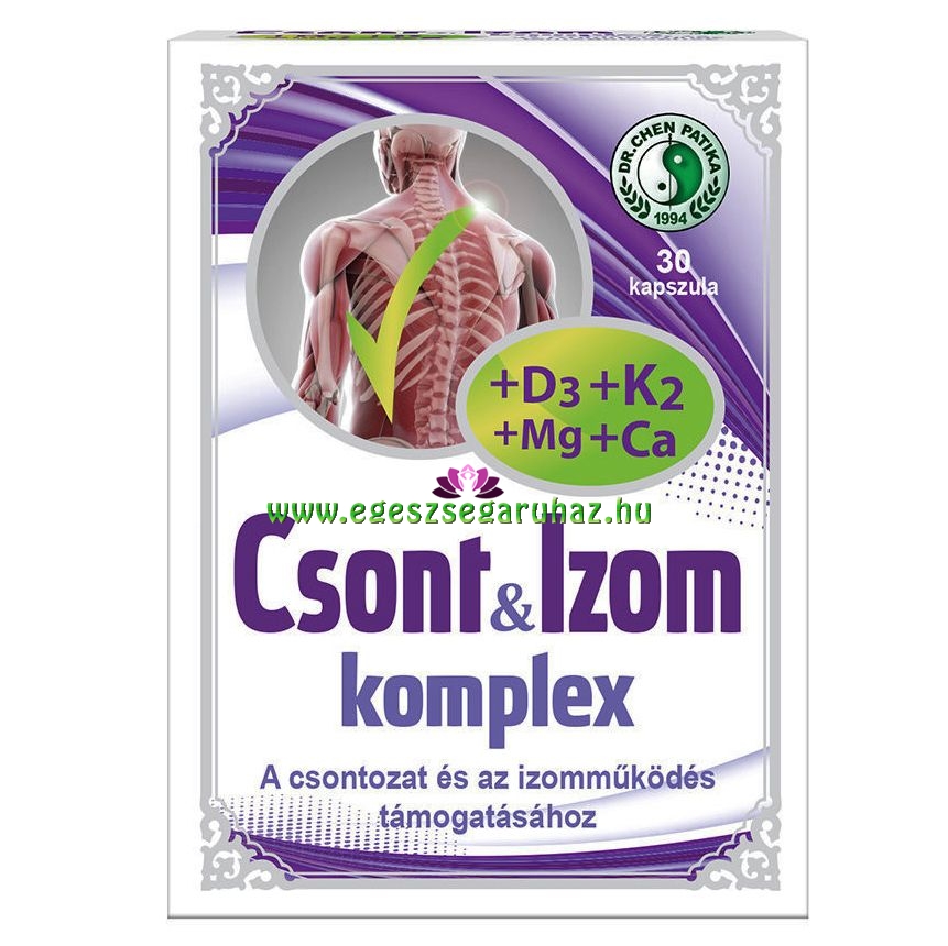 Dr. Chen Csont-izom komplex tabletta - A csontozat és az izomműködés támogatásához