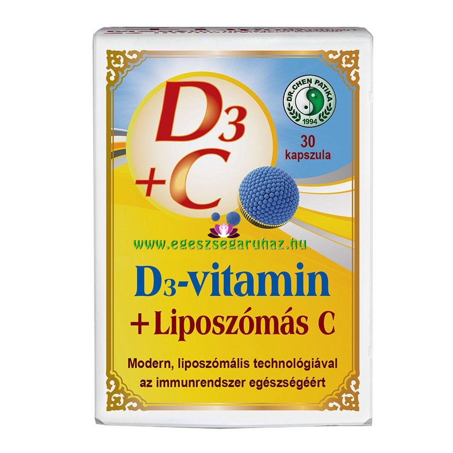 Dr. Chen D3-Max Liposzómás C-vitamin kapszula 