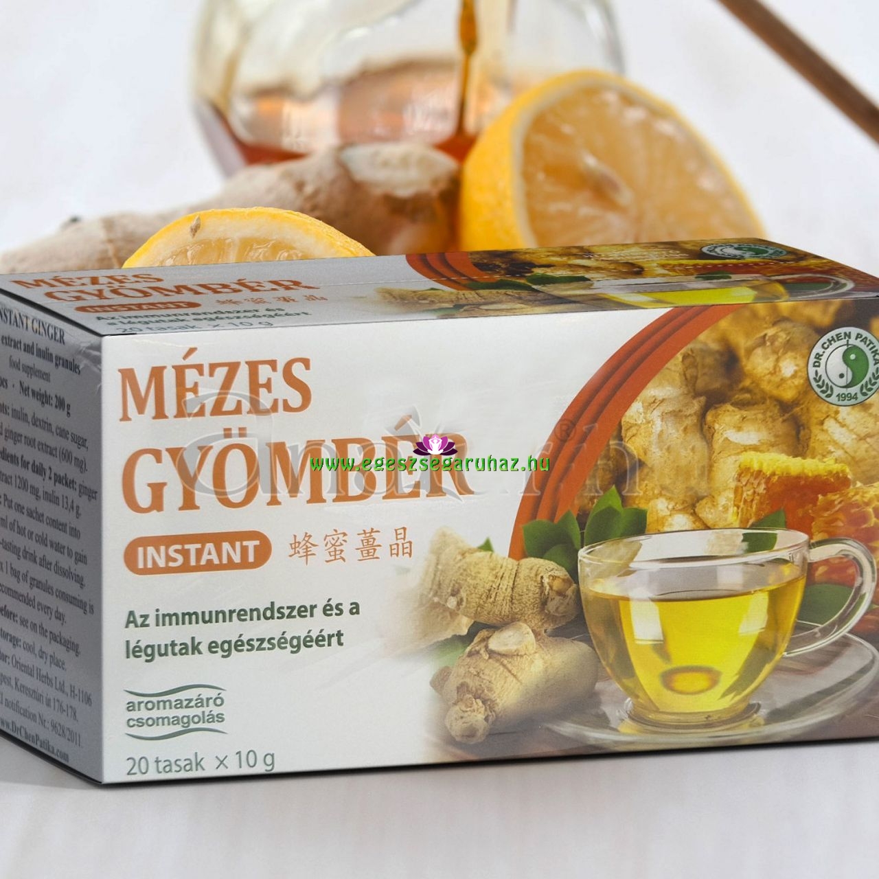 Dr. Chen mézes gyömbér instant tea Dr. Chen mézes gyömbér instant tea