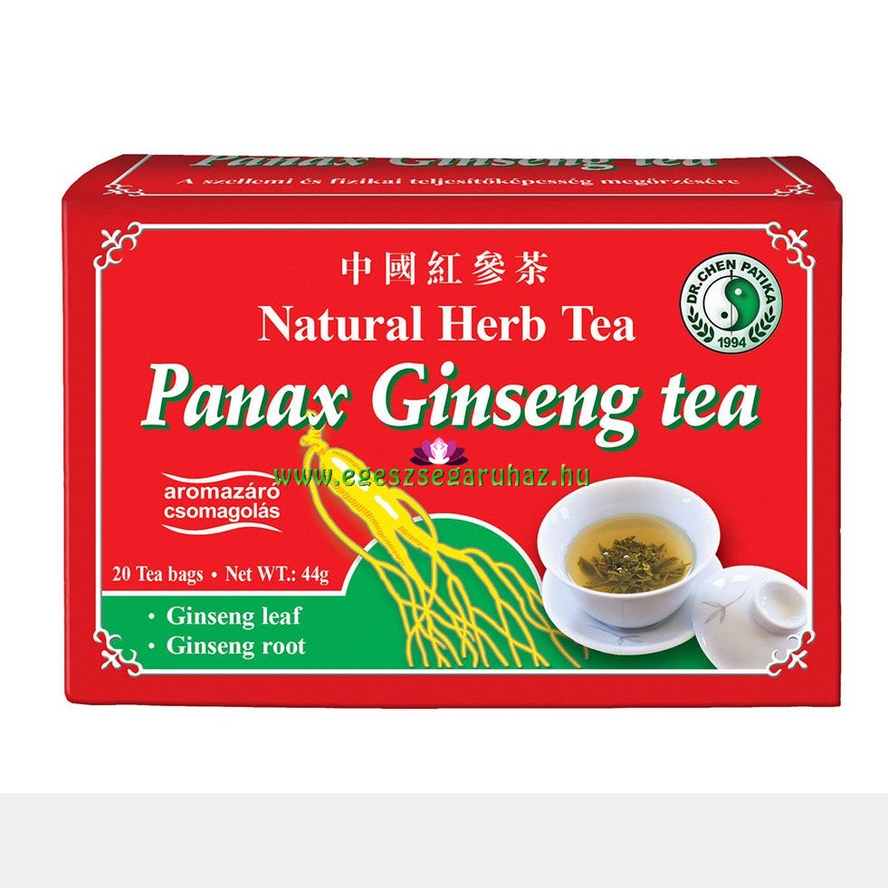 Dr. Chen Panax Ginseng tea filteres