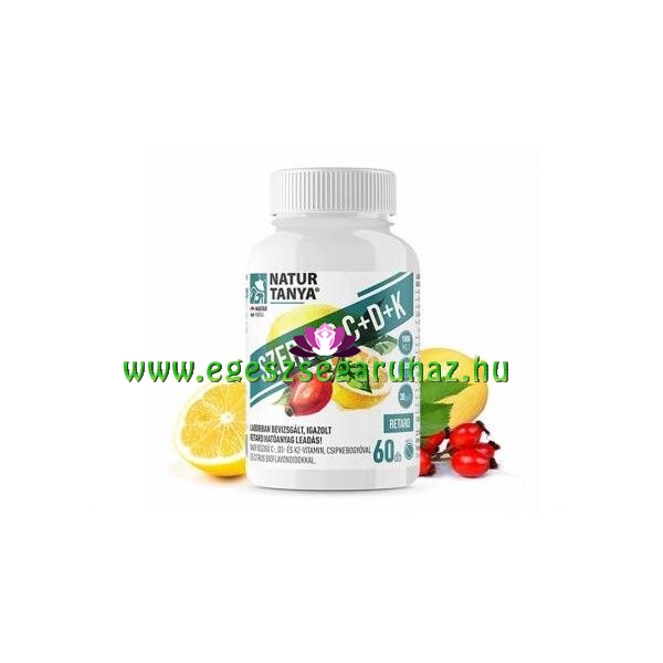 Natur Tanya® Szerves C+D3+K2 vitamin