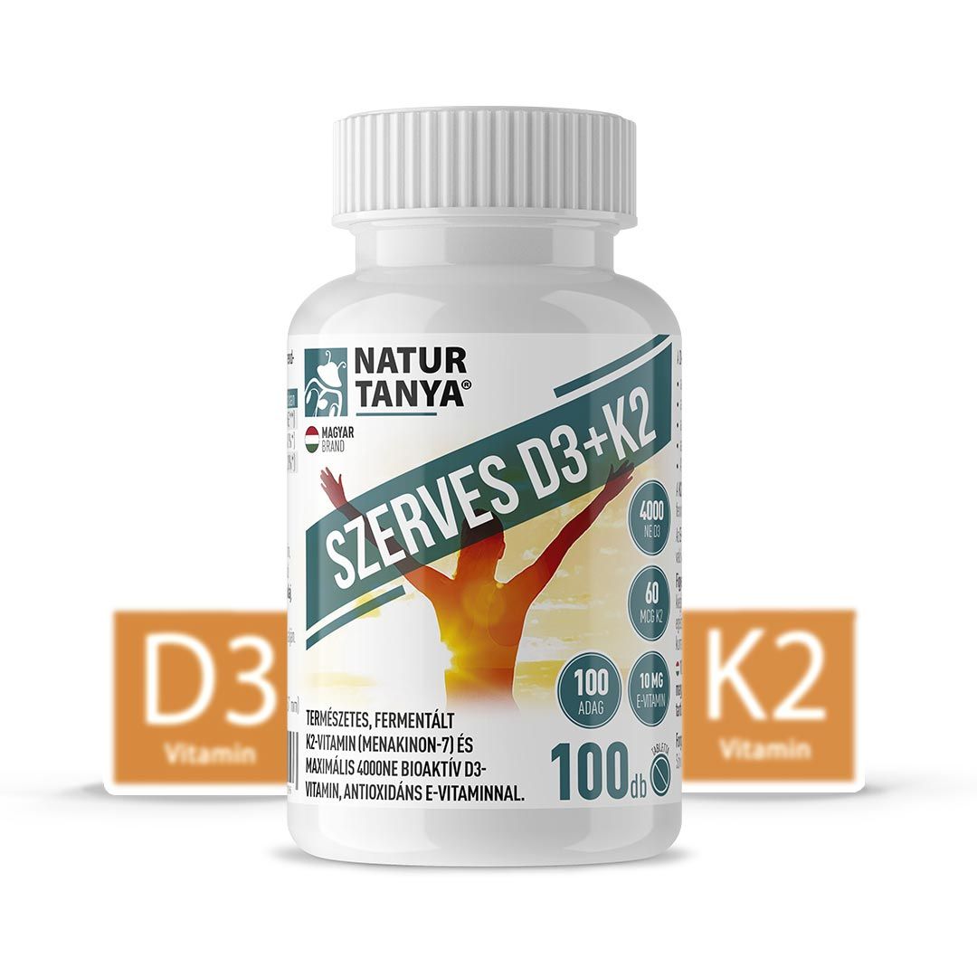 Natur Tanya® Szerves D3+K2 vitamin