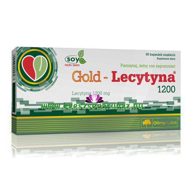 Gold Lecytyna® 1200 - folyékony szója-lecitint kapszula