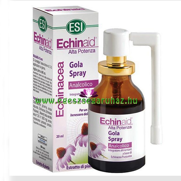 Alkoholmentes Echinacea torokspray