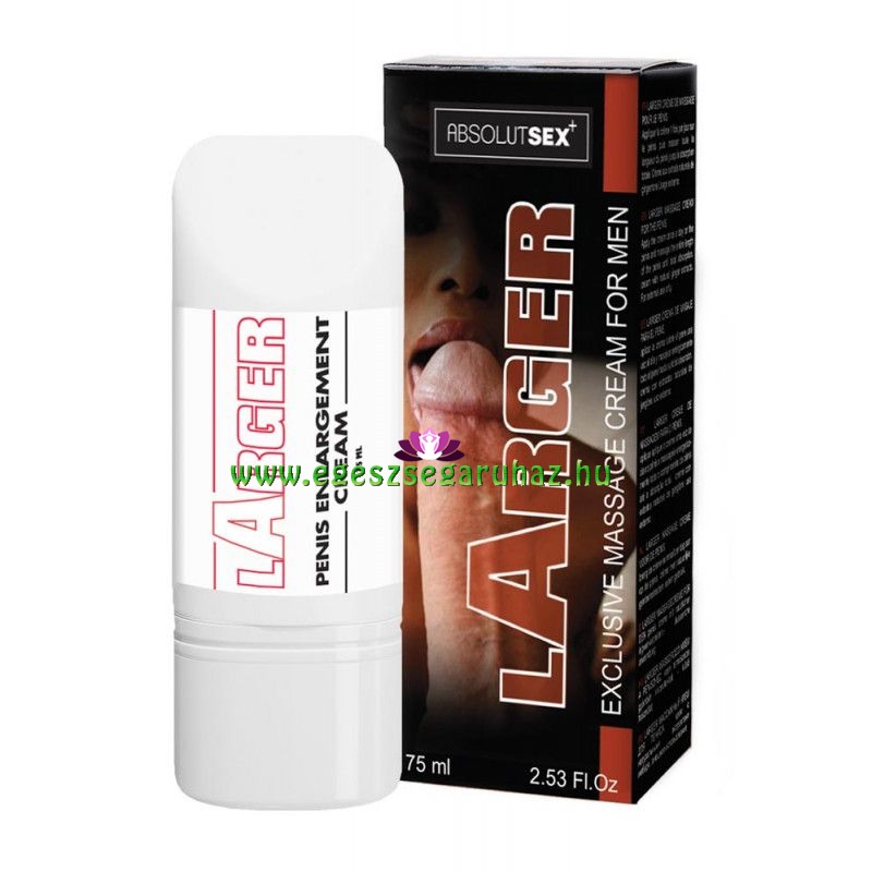 LARGER - pénisznövelő és stimuláló krém