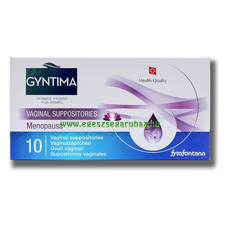 GYNTIMA MENOPAUSA hüvelykúp a változókor tüneteinek csökkentésére