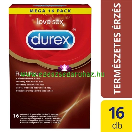 Durex RealFeel óvszer - a természetes élményért!