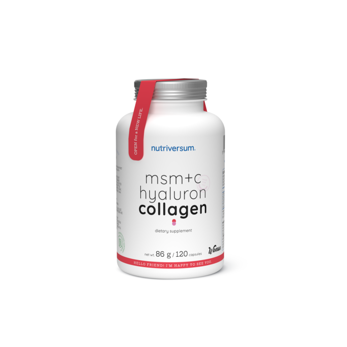 NUTRIVERSUM MSM+C Hyaluron Collagen kapszula