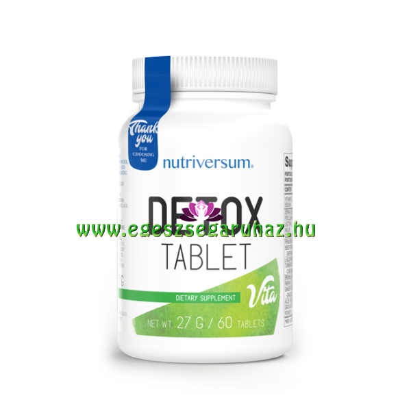 NUTRIVERSUM Detox Méregtelenítő tabletta