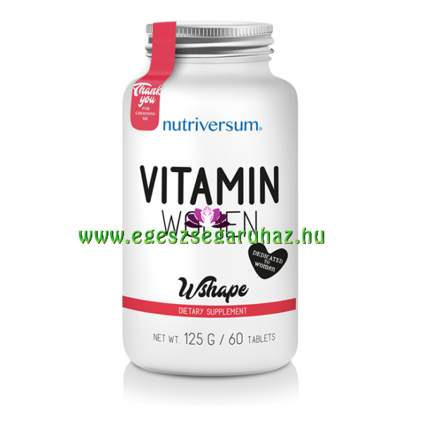 NUTRIVERSUM Vitamin Women - női igényekre szabott multivitamin