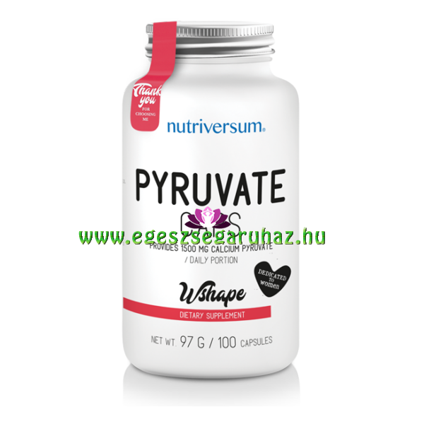 NUTRIVERSUM Pyruvate - Fogyókúrás étrend támogatására