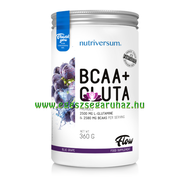 NUTRIVERSUM BCAA aminosav + L-Glutamin