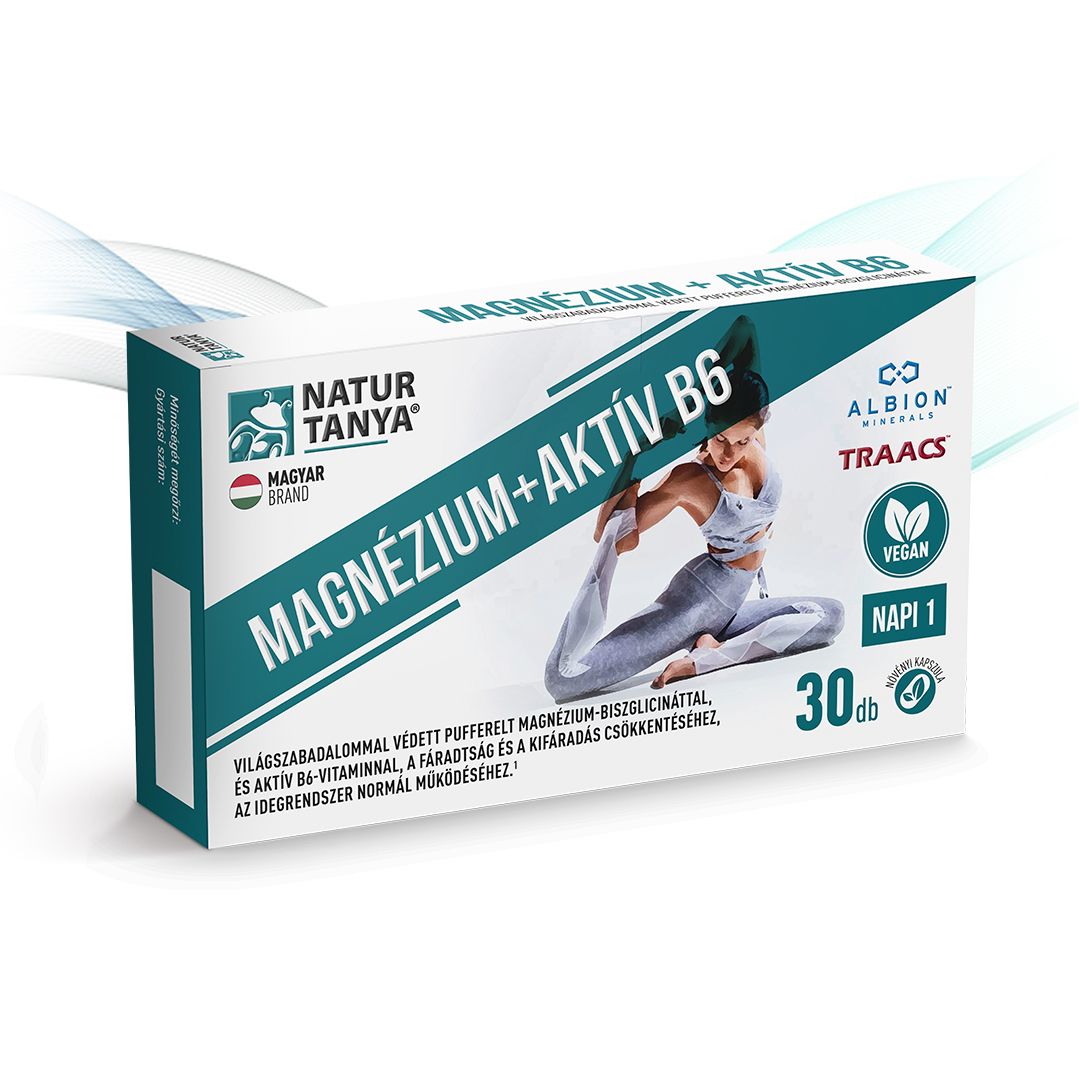 Natur Tanya® Vegán MAGNÉZIUM + AKTÍV B6