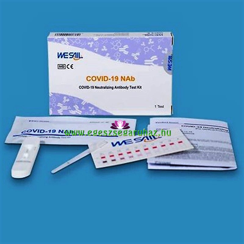WESAIL COVID-19 semlegesítő antitest (SZINTMÉRŐ) gyorsteszt - 1 db tesztkészlet (ujjbegyvérből)