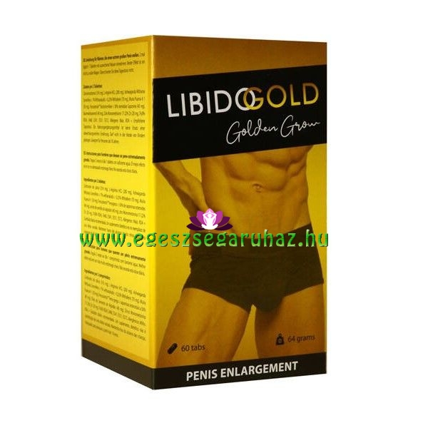 Libido Gold Golden Grow - Az "arany szerszám" növelő kapszula
