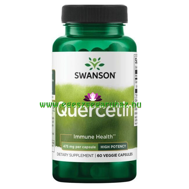 Swanson Quercetin - erőteljes sejtvédő, gyulladáscsökkentő antioxidáns 