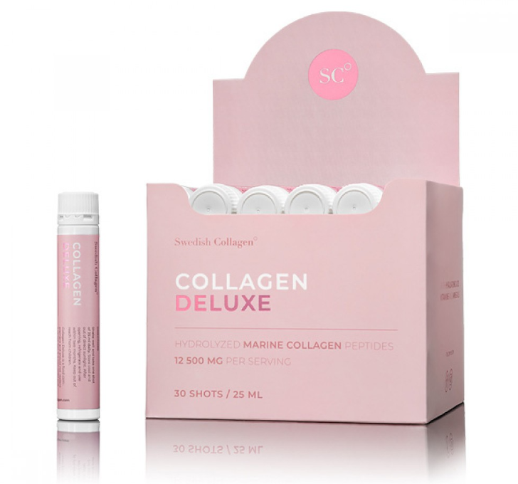 Collagen Deluxe Shots folyékony kollagén hyaluronsavval és vitaminokkal - 12.500 mg/adag 