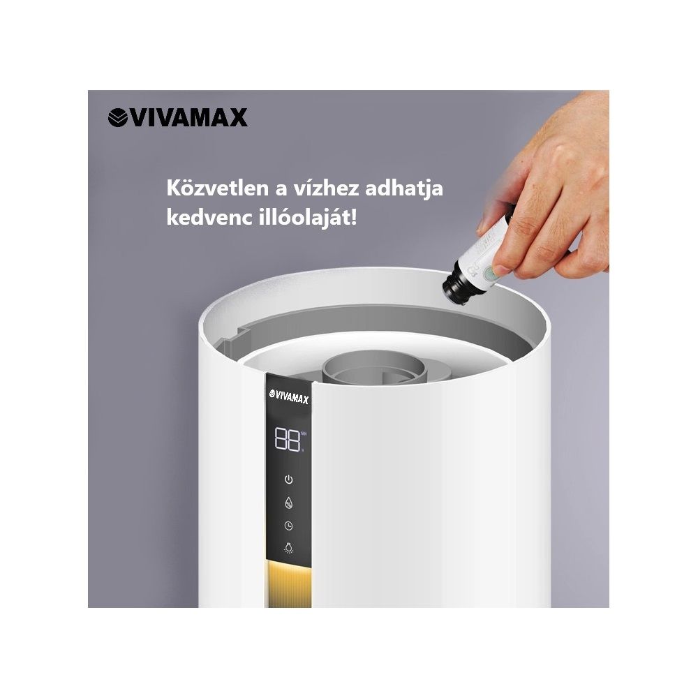 Multifunkciós ultrahangos párásító VIVAMAX Multifunkciós ultrahangos párásító VIVAMAX