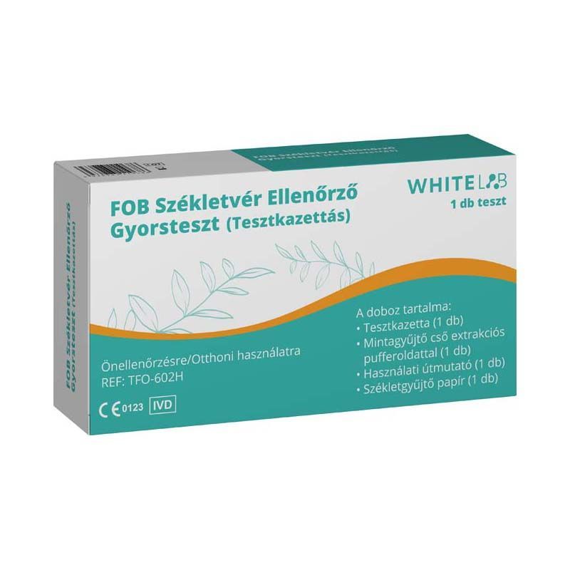 Whitelab FOB székletvér ellenőrző gyorsteszt Whitelab FOB székletvér ellenőrző gyorsteszt