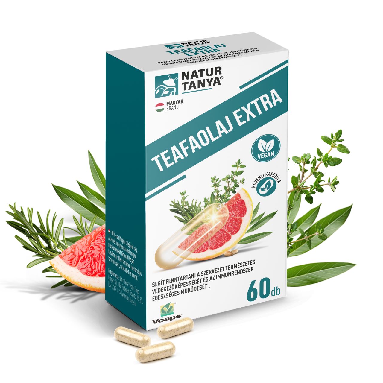 Natur Tanya® TEAFAOLAJ EXTRA – Standardizált növényi összetevők, mikrokapszulázott teafa olajjal